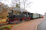 BR 99 1574-5 Ausfahrt ...  Hendrik Mehnert 04.12.2011