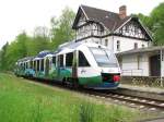 Nach einem kurzem Aufenthalt im Bahnhof von Gadebusch geht es ...
