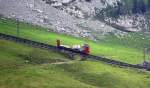 PB Pilatus Bahn G�tertriebwagen 31 (Typ Ohe 1/2) der Pilatusbahn zwischen Pilatus Kulm und �msingen (22.07.2010)