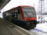 VT650-01 der PrignitzerEisenbahnGesellschaft am 10.02.2010 in Berlin-Lichtenberg. (RB12 BLO-WTV)  ...