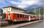 Personenwagen Diese ehemals Schweizer LS-Mitteleinstieg (SBB/BT?) verkehren beim Treno dei Sapori in der gegend um den Iseosee. (08.05.2010)