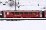 personenwagen RhB, B, 2448 Graub�nden, 05.12.2009 Berg�n 

