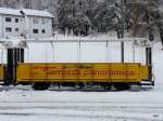 RhB - Aussischtwagen B 2094 im Bahnhof Pontresina am 01.01.2010 ...