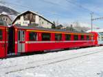 personenwagen RhB - Personenwagen 1 Kl. A 1226 in Celerina am 01.01.2010 ... 2010:01:01 15:01:01, Belichtungsdauer: 0.002 s (10/5000) (1/500), Blende: f/7.1, ISO: 100, Brennweite: 5.00 (50/10)