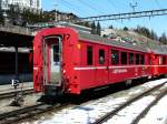 RhB - 2 Kl. Personenwagen mit Gepäck/Fahrradabteil in St.Moritz am ... RhB - 2 Kl. Personenwagen mit Gepäck/Fahrradabteil in St.Moritz am ...