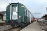 Personenwagen SBB Leichtstahl-Wagen AB4� von 1954 des Eisenbahnclub Schaan-Vaduz Liechtenstein, bei einer Eurovapor Dampf-Sonderfahrt im August 2009