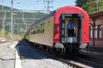 Rangierarbeiten im Bahnhof Travers. Re 4/4 des Tee Classics Rangiert ...