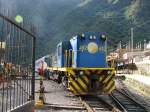 PeruRail 482 ( ALCO DL535 von 1966 ) in Aguas Calientes - 22/04/2007