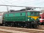 PFT-TSP 175 Jahre Eisenbahn in Belgien. Zu diesem Anlass hatte der PFT(Patrimoine F�rroviaire et Tourisme) am Wochenende vom 26/27. Juni 2010 im Bahnhof von Saint Ghislain eine grosse Ausstellung von historischem Material organisiert. Hier 101.012 (Seriennummer 2912) im Besitz der SNCB/NMBS. Diese erste belgische E-Lok war eine exakte Replik der franz�sischen BB241-246 und verkehrte ab Juli 1947 erstmals auf der Linie Br�ssel - Antwerpen. Aufgenommen am 26/06/2010.