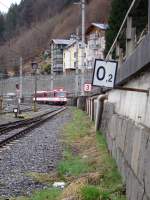 pinzgaubahn Regionalzug aus Branberg vor Zell am See.05.04.2010