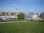28.4.2010 17:18 Blick auf das Empfangsgeb�ude des Bahnhof Plauen (Vogtland) ...