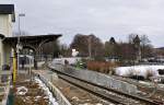 Der Bahnhof Pl�n am ...  Julian D�ll 07.03.2010