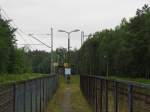 Der Zugang zu den Bahnsteigen Lubiewo am 31.05.2014.