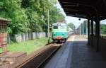 GDAŃSK (Woiwodschaft Pommern), 19.06.2007, ET40-44-A durchfährt den Bahnhof Oliwa