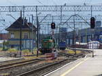 Ein Teil der Gleisanlagen im Bahnhof von Świnoujście am 12.06.2017.