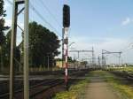 Die Auswahrtssignale richtung Lubliniec vom Bahnhof Tarnowskie Gory.