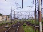 Im Bahnhof Tarnowskie Gory, die Ausfahrt richtung Lubliniec, Kluczbork und Opole!!! (Sommer 2008)