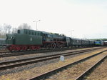 Nun wieder Alltag in Wolsztyn, Bereitstellung Pt47-65 mit dem Tender 34D74 42 als KM 77xxx am 30. April 2016. 

