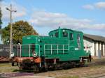 Die SM30-140 der PKP prsentiert sich hier in einem hervorragenden Zustand.
Die Lok stammt aus einer frhen Serie dieser von Fablok in Chrzanow 1956-70 gebaute Baureihe.
27.09.2008  Rzepin (Reppen)