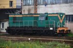 SZCZECIN (Woiwodschaft Westpommern), 31.08.2010, PKP-Lok SM31 106 nahe des Bahnhofs Stettin Hafen -- fotografiert aus einem vorbeifahrenden Zug