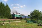 ST44-489 mit Kohlezug vor Pszow (19.05.2011)