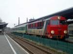Der RB 5894 am 03.03.08 im Bahnhof Forst (Lausitz).