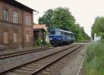 SU 46 32 bei der Durchfahrt in Klinge am 18.05.14.