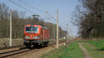 VECTRON 5 170 042-3 der DB Cargo bei Tychy(Tichau)am 15.04.2019.