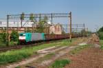 E186 249 (Freightliner PL) mit Kohlezug in Kuznia Raciborska (19.05.2011)