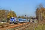 EP09 033 mit dem Tglichem IC aus Warschau nach Prag bei Katowice-Brynw (31.10.2013)