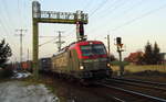 Am 28.01.2017 kam die EU46-502 ( 5370 014-0 )   von der  PKP Cargo aus Richtung Stendal und fuhr nach Magdeburg .