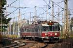 EN57 651 bei der Ausfahrt aus Katowice-Ligota in Richtung Tychy und dann weiter nach Zwardoń (09.10.12)