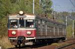 EN57 992 bei Katowice-Piotrowice mit einer RB in Richtung Tychy (12.10.2012).