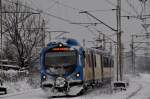 EN57 224 mit einer RB nach Wisła Głębce in Katowice Ligota (01.04.2013)