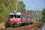 EN57 1752 bei Katowice-Piotrowice mit einer RB nach Tychy-Lodowisko (12.10.2012).
