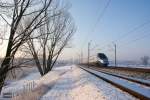 2 370 070-3(ED250-010)der PKP Intercitybei Tychy(Tichau)am 23.01.2016.