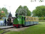 Parkeisenbahn Poznan: Starker Andrang am Sonntag, den 4.5.2014