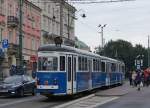 STRASSENBAHNBETRIEBE IN POLEN  Strassenbahn KRAKAU  Auf dem Strassenbahnnetz sind auch Gebrauchtwagen aus Wien, Düsseldorf und Nürnberg zu sehen.