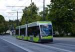 20.07.2016, Olsztyn (Allenstein), Żołnierska. Solaris Tramino S111O #3008 auf dem Weg nach Wysoka Brama.