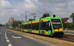 Poznan Posen

Solaris Tramino 557 als Linie 1 kurz vor der nächsten Haltestelle  Kolejowa , 05.06.2018