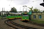 MPK Poznan Düwag GT8 Wagen 697 und 668 (ex Düsseldorf) am 19.07.18 in Posen (Polen)