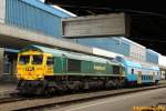 66009 + B16mnopux als Personenzug 77202/3 von Poznań Głwny nach Poznań Franowo, Poznań Gł., 1.6.2013