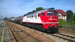 M62-1685 mit Kesselwagen in Bahnhof Miedzyrzecz, 17.09.2023