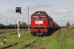 M62 - 1812 (Orlen KolTrans) mit Kesselzug in Sierpc (05.05.2009)
