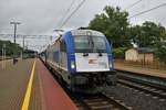 PKP IC Siemens Taurus 370 002 1251 am 18.07.18 in Rzepin (Polen) mit dem EC nach Berlin