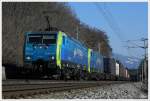 PKP Cargo 189 842 + 189 154 ziehen den Containerzug 42089 von Breclav nach Villach.