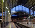 Lissabon-Rossio bei Nacht: Blick in die imposante - und wunderbar restaurierte - Halle.