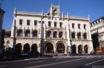 Europas schnster Bahnhof, direkt am Rossio in Lissabon, dem zentralen Platz, im neu-manuelischen Stil (portugiesische Neugotik).