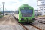 LEIRIA (Distrikt Leiria), 24.09.2013, Triebwagen 0365 auf der Linha do Oeste nach Caldas da Rainha bei der Ausfahrt