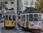 Rushhour in den Straßen von Lissabon.
